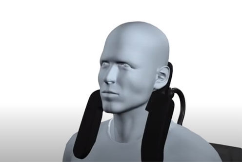 Whitmyer HEADS UP Headrest with COBRA XTRA Hardware Adjustment Animation