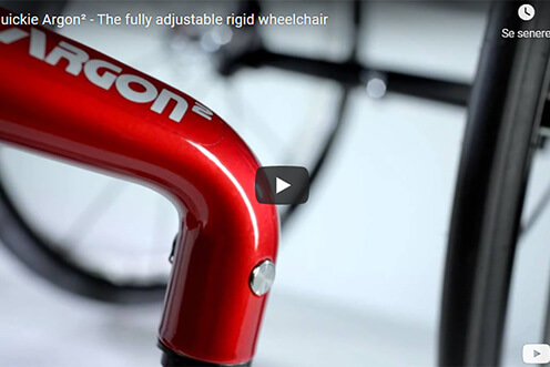 QUICKIE Argon² - The fully adjustable rigid active wheelchair