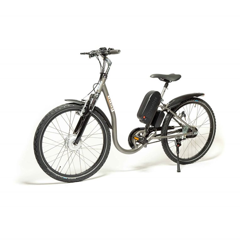 Sykkel med 2 hjul og hjelpemotor
