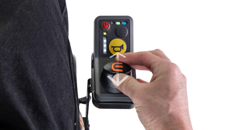 Toveis-bryter med håndringskontroll