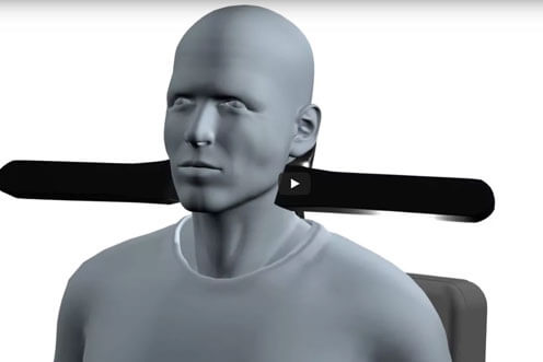 Whitmyer HEADS UP Headrest with LINX Hardware Adjustment Animation